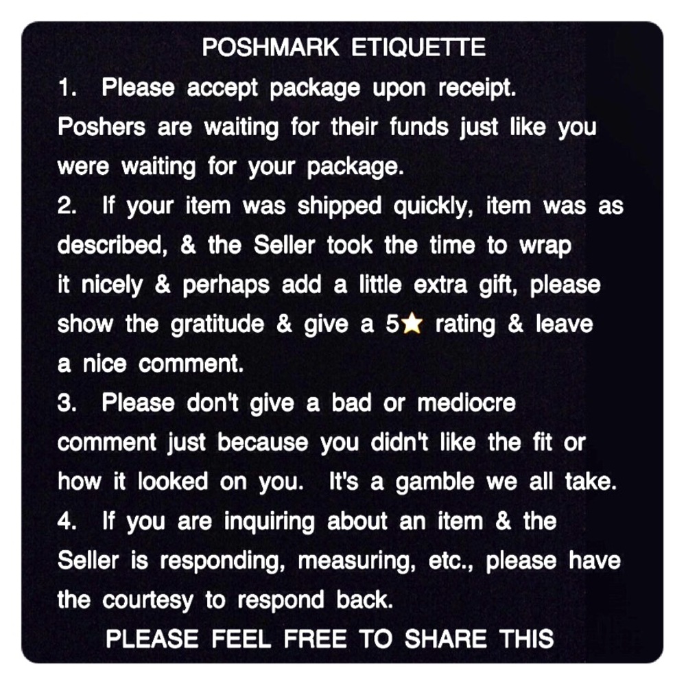 💜PLEASE READ  💜 PM ETIQUETTE 🌹
